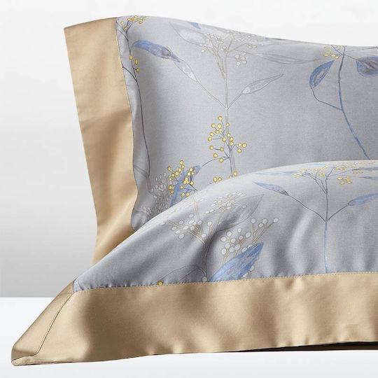 Charisma Pillowcase Set Sapphire Garden 52x78cm.
