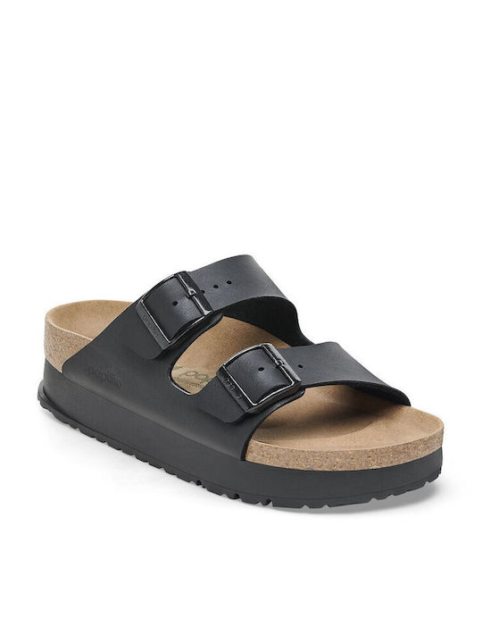 Papillio Arizona Damen Flache Sandalen in Schwarz Farbe Schmal Passform