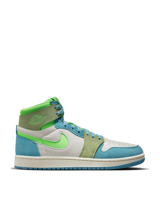 Air 1 Zoom CMFT 2 Damen Stiefel Cerulean / Green Strike / Oil Green / Phantom