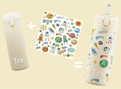 Izy Bottles Bottle Non Spill 350ml Yellow