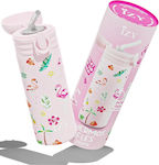 Izy Kids Water Bottle Thermos Stainless Steel Pink 350ml