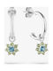 Radiant Earrings made of Steel with Stones