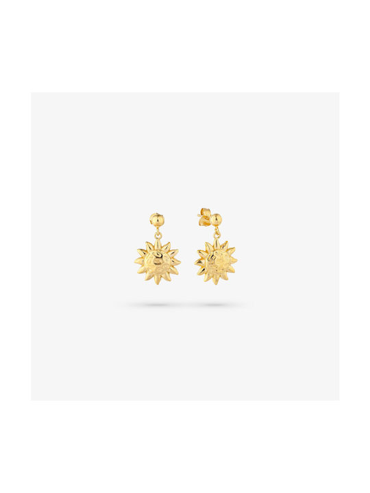 Radiant Earrings made of Steel Gold Plated