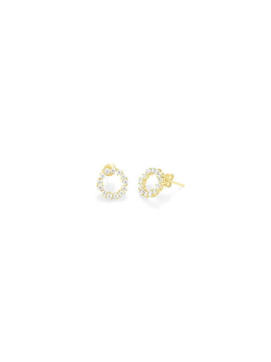 Radiant Earrings made of Steel Gold Plated