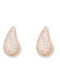 Paraxenies Earrings made of Steel Gold Plated with Stones