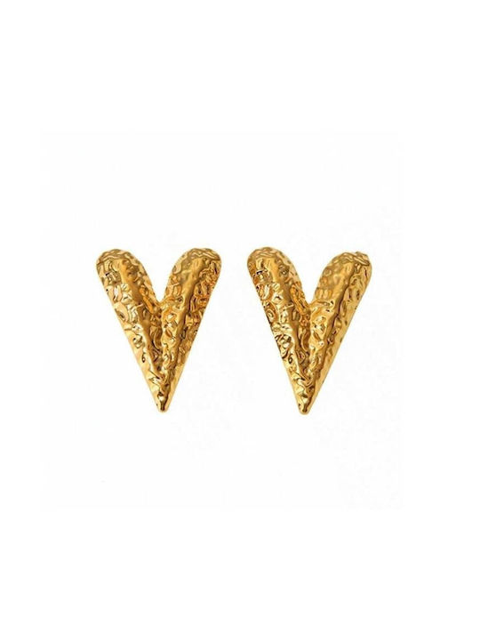 JWLS Earrings made of Steel Gold Plated