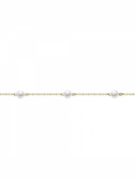 Ekan Bracelet made of Gold 14K with Pearls