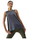 4F Women's Athletic Blouse Sleeveless Fast Drying Blue