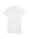 4F Women's Athletic Polo Shirt Short Sleeve White