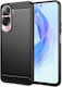 Spacecase Carbon Back Cover Silicon Negru (Honor 90 Lite - Onoare 90 Lite)