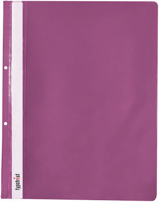 Typotrust Clipboard with Spring for Paper A4 Purple 25pcs