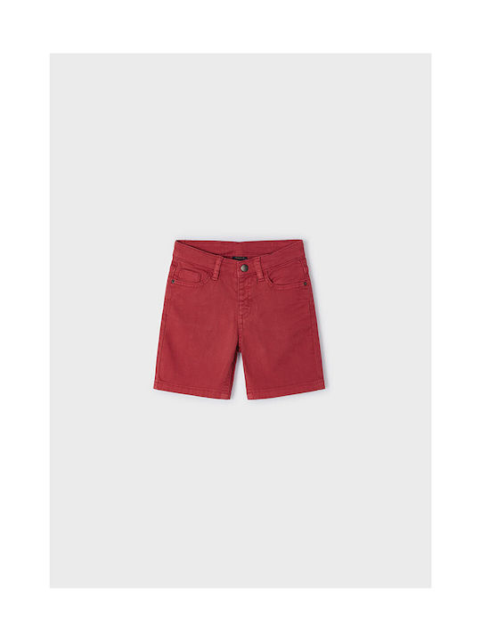 Mayoral Kids Shorts/Bermuda Fabric Καπαρτινέ Bordeaux