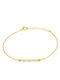 Radiant Women's Steel Gold Plated Bracelet 18cm