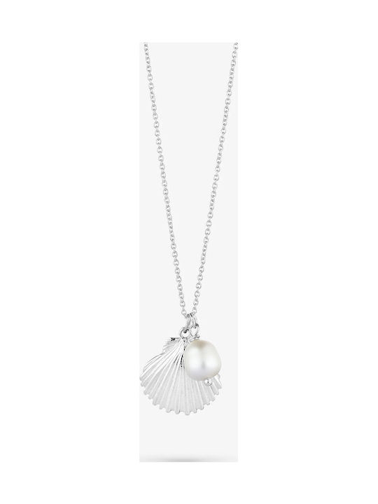 Radiant Charm aus Stahl mit Perlen