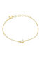 Radiant Women's Steel Gold Plated Bracelet 19cm