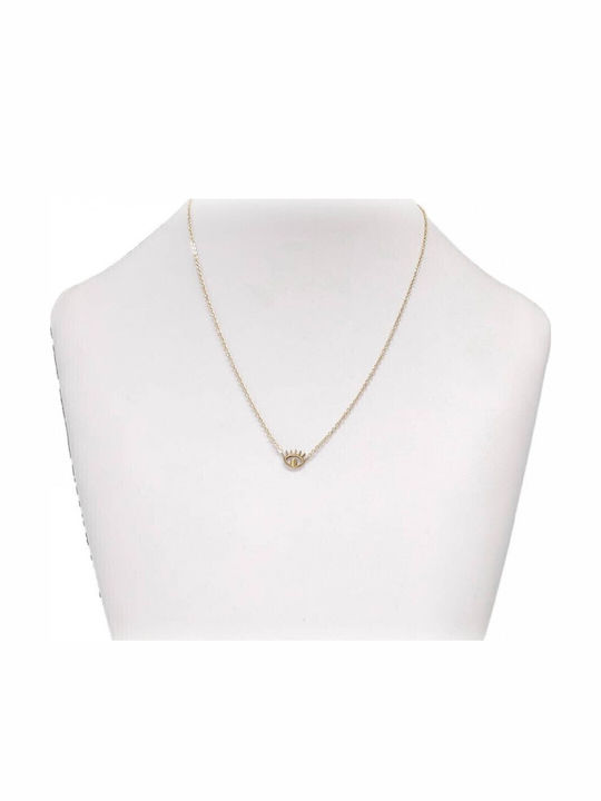 Karma Fashion Charm Auge aus Vergoldet Stahl