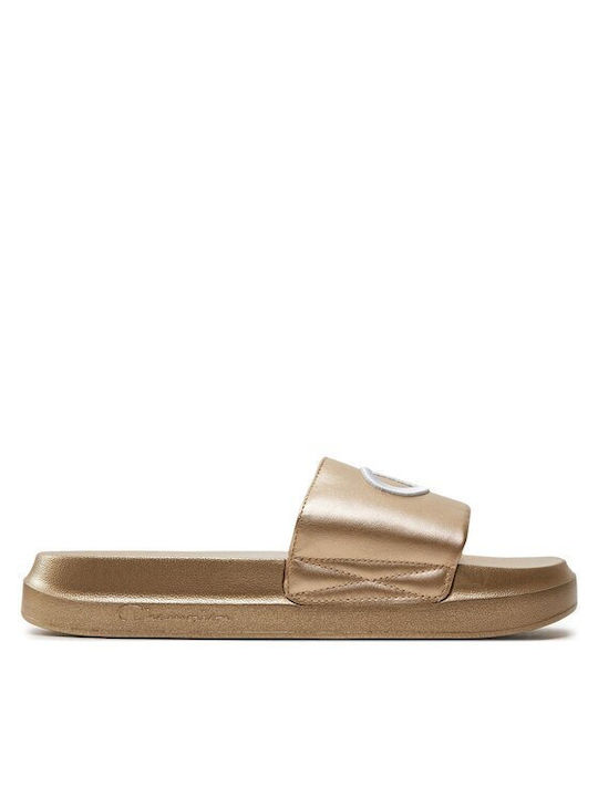 Champion Women's Platform Slides Gold