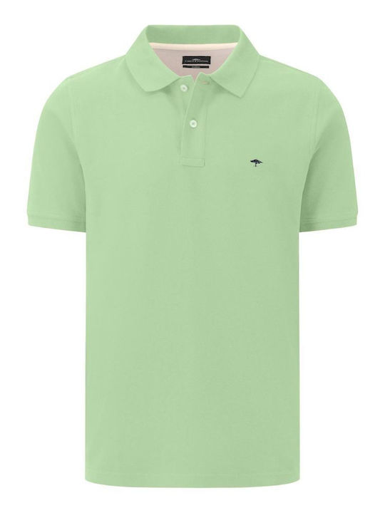Fynch Hatton Men's Short Sleeve Blouse Polo Soft Green