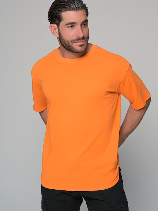 Ben Tailor Ανδρικό T-shirt Κοντομάνικο Πορτοκαλι