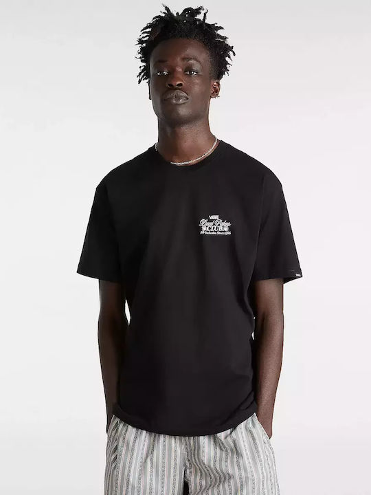 Vans Dual Palms Club Ανδρικό T-shirt Κοντομάνικο Black