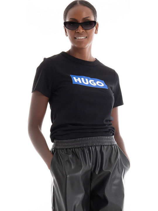 Hugo Classic B T-Shirt Μαύρο