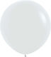 Set of 10 Balloons Latex White