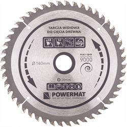 Powermat Δίσκος Κοπής Ξύλου 160mm Powermat Δίσκος Κοπής Ξύλου 160mm