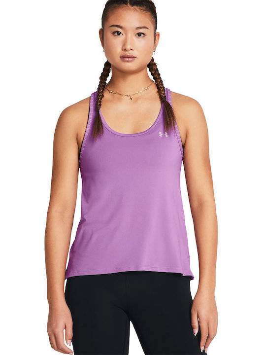 Under Armour Women's Athletic Blouse Sleeveless Fast Drying Lila