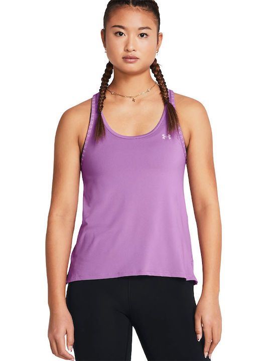 Under Armour Damen Sportliches Bluse Ärmellos Schnell trocknend Lila