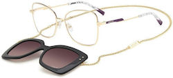 Missoni Feminin Metalic Rame ochelari Roz Auriu MIS 0178/CS 000/3X