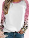 Amely Damen Bluse Tierdruck Rosa