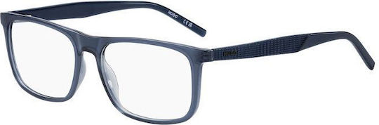 Boss Men's Acetate Prescription Eyeglass Frame Blue HG 1307 PJP