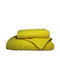 24home.gr Bath Towel 80x145cm Yellow Weight 600gr/m²