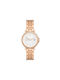 Skagen Watch with Pink Metal Bracelet