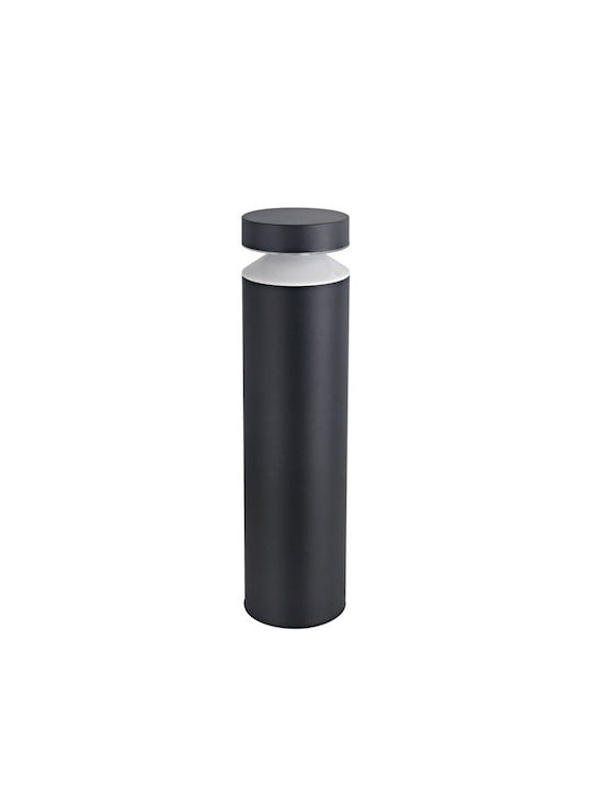 Viokef Outdoor Floor Lamp Small Post LED Outdoor Space 6W with Warm White Light IP44 Black