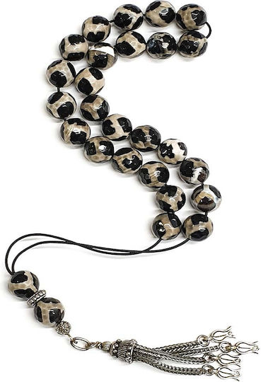 Roloi Komboloi Agate Worry Beads Multicolour 30cm