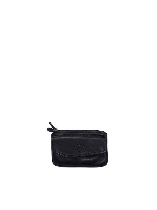 Kion Small Leather Women's Wallet Coins Black