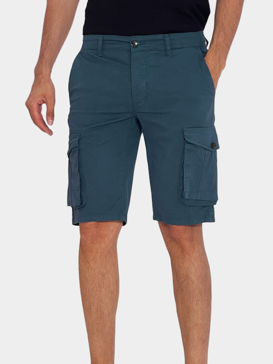 3Guys Herrenshorts Cargo Hellblau