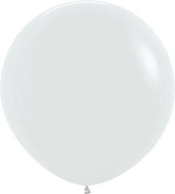 Set of 2 Balloons Latex White