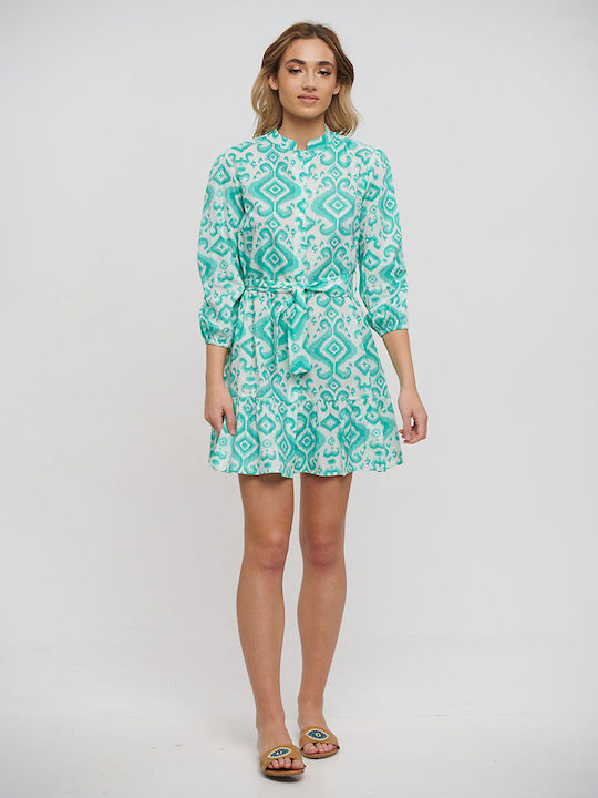 Ble Resort Collection Mini Dress Green