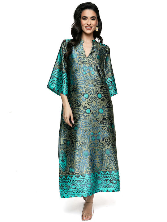 RichgirlBoudoir Summer Maxi Dress Turquoise