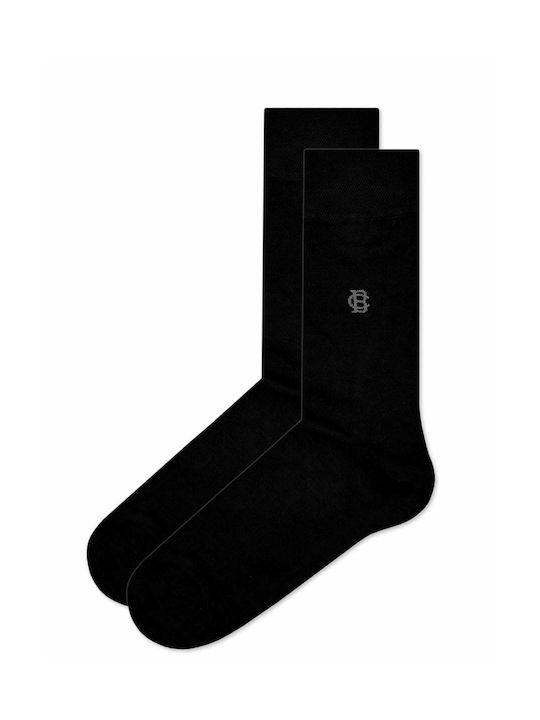 Lvn Men's Solid Color Bamboo Sock