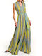 Forel Maxi Evening Dress Shirt Dress Satin Lime