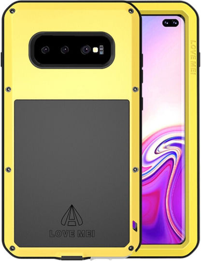 Love Mei Back Cover Metallic Yellow (Galaxy S10+)