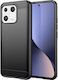 Spacecase Carbon Back Cover Σιλικόνης Μαύρο (Xiaomi 13)