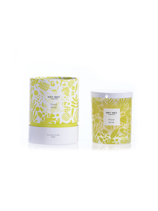 Nef-Nef Homeware Scented Candle with Scent Jasmine Green 260gr 1pcs