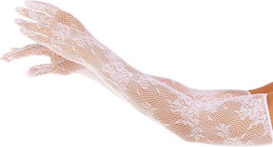 Leg Avenue Sexy Γάντια Λευκά