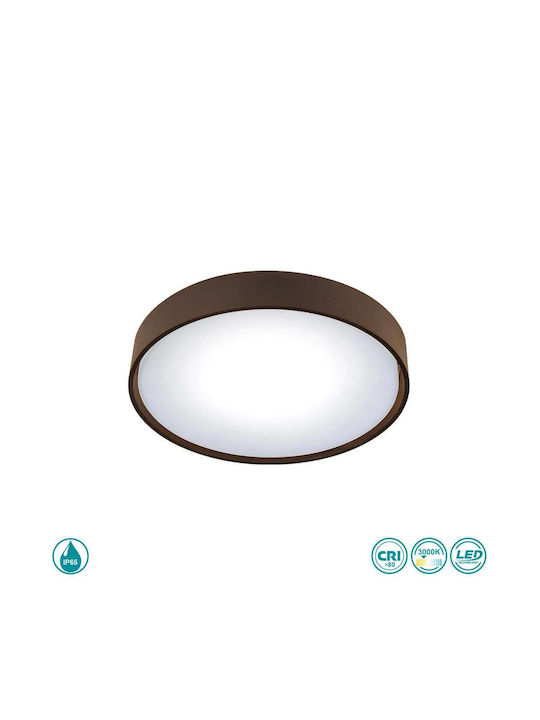 Viokef Таванно осветление 16бр Кафяв с Вграден LED