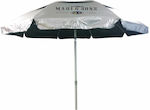 Maui & Sons Maui&Sons Ultra Light 190/8 Pongee Foldable Beach Umbrella Aluminum Diameter 1.9m with Air Vent