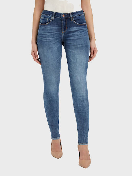 Guess High Waist Women's Jean Trousers in Slim Fit